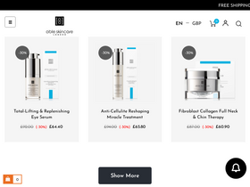 ableskincare.com homepage screenshot