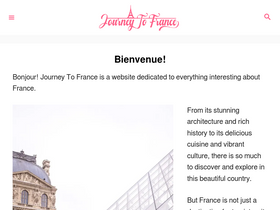'journeytofrance.com' screenshot