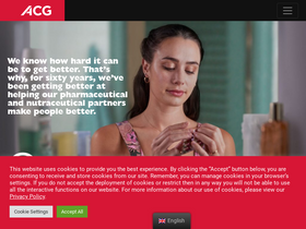 'acg-world.com' screenshot