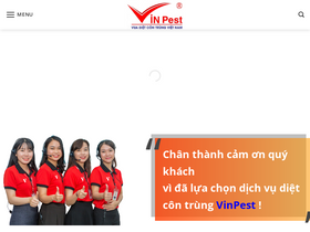 'vinpest.vn' screenshot
