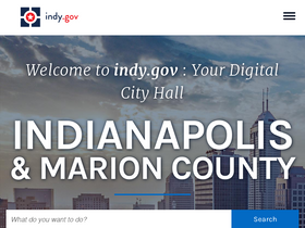 'treasurer.indy.gov' screenshot