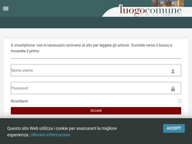 'luogocomune.net' screenshot