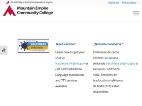 'mecc.edu' screenshot