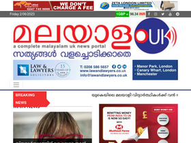'malayalamuk.com' screenshot
