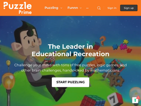 'puzzleprime.com' screenshot