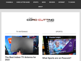 'cordcuttingreport.com' screenshot