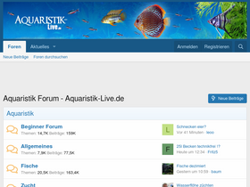 'aquaristik-live.de' screenshot