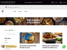 'mandolina.co' screenshot