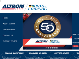 'altrom.com' screenshot