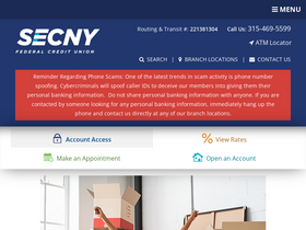 'secny.org' screenshot