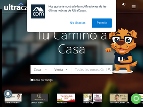 'ultracasas.com' screenshot