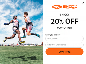 'shockdoctor.com' screenshot