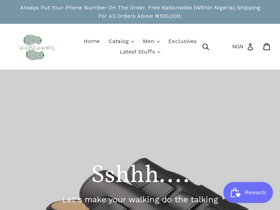 naijafootstore.com homepage screenshot
