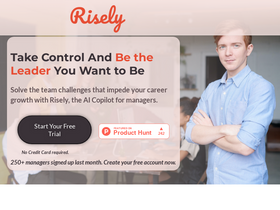 'risely.me' screenshot