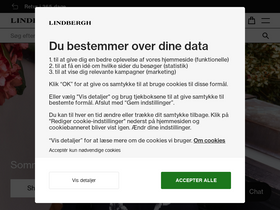 'lindberghfashion.com' screenshot