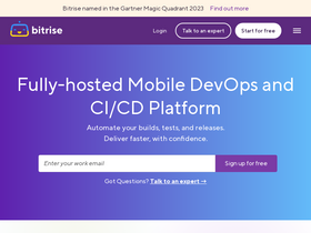 'bitrise.io' screenshot