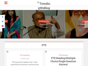 'trendingweblog.com' screenshot