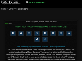 'tgo-tv.co' screenshot