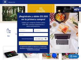 'elvolcan.cl' screenshot