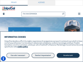 'unipolsai.it' screenshot