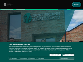 'sportireland.ie' screenshot