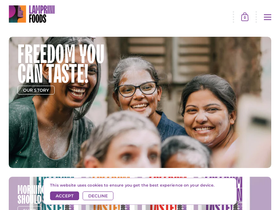 lamprinifoods.com homepage screenshot