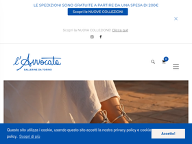 L'Avvocata  homepage screenshot