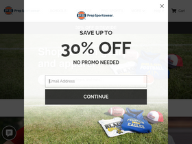 'prepsportswear.com' screenshot