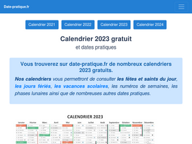 'date-pratique.fr' screenshot