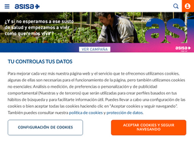 'ggcc.asisa.es' screenshot