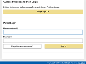 srsstudentportal.plymouth.ac.uk