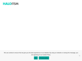 'haloitsm.com' screenshot