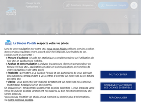 'espaceclientcreditconso.labanquepostale.fr' screenshot