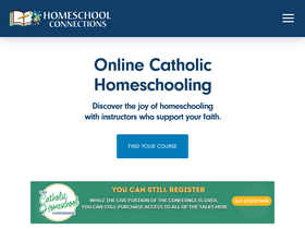 'homeschoolconnectionsonline.com' screenshot