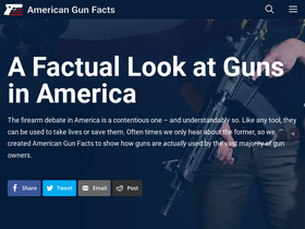 'americangunfacts.com' screenshot