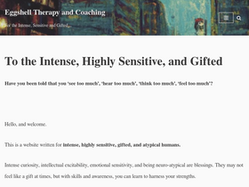'eggshelltherapy.com' screenshot