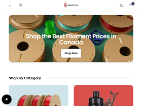 filamentscanada.ca homepage screenshot