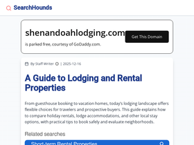 shenandoahlodging.com