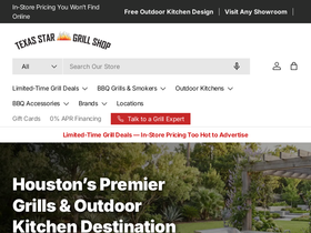 texasstargrillshop.com homepage screenshot