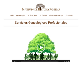 'heraldicafamiliar.com' screenshot