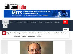 'enterprise-services.siliconindia.com' screenshot