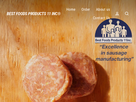 bestfoodsproducts11inc.com homepage screenshot