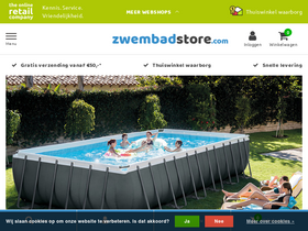 'zwembadstore.com' screenshot