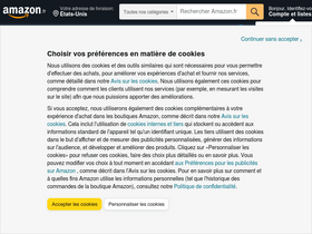 'amazon.fr' screenshot