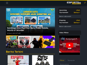 'esports.id' screenshot