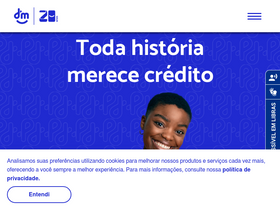 'vocedm.com.br' screenshot