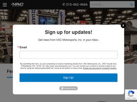 'vacmotorsports.com' screenshot