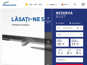 'airmoldova.md' screenshot