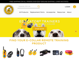 'ecollar.com' screenshot