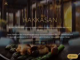 'hakkasan.com' screenshot
